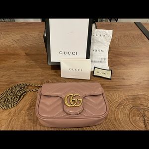 Gucci Super Mini Bag (Nude/Blush)